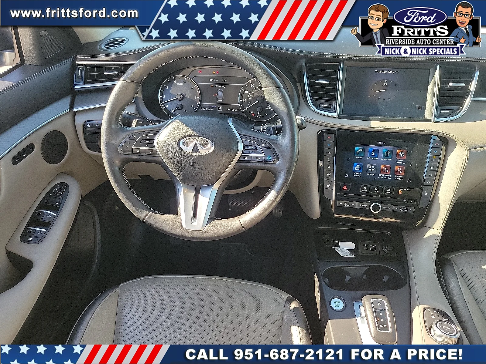 Certified Used 2023 Radiant White INFINITI LUXE image 5