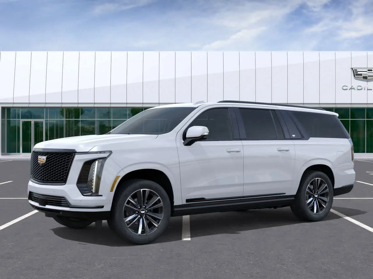 New 2026 Vibrant White Tricoat Cadillac Sport image 2