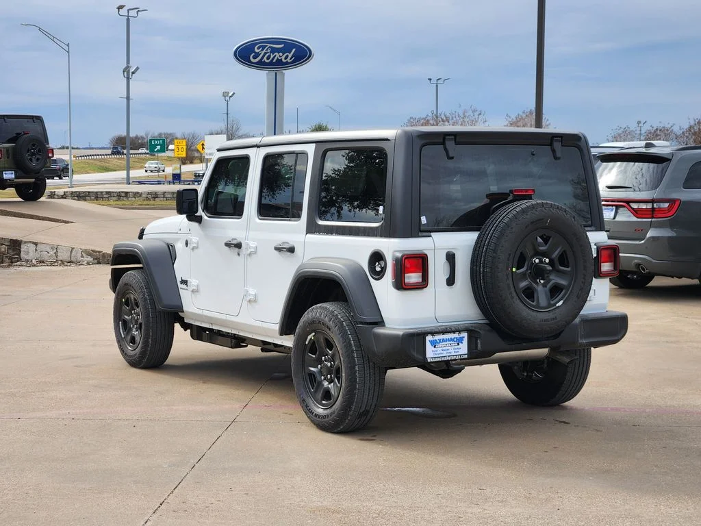New 2026 Bright White Clear-Coat Exterior Paint Jeep Sport image 3