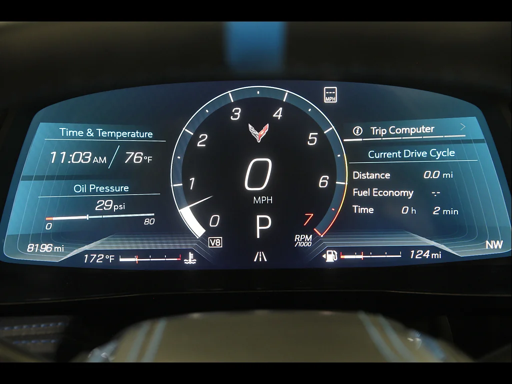 Used 2023 Ceramic Matrix Gray Metallic Chevrolet Stingray image 10