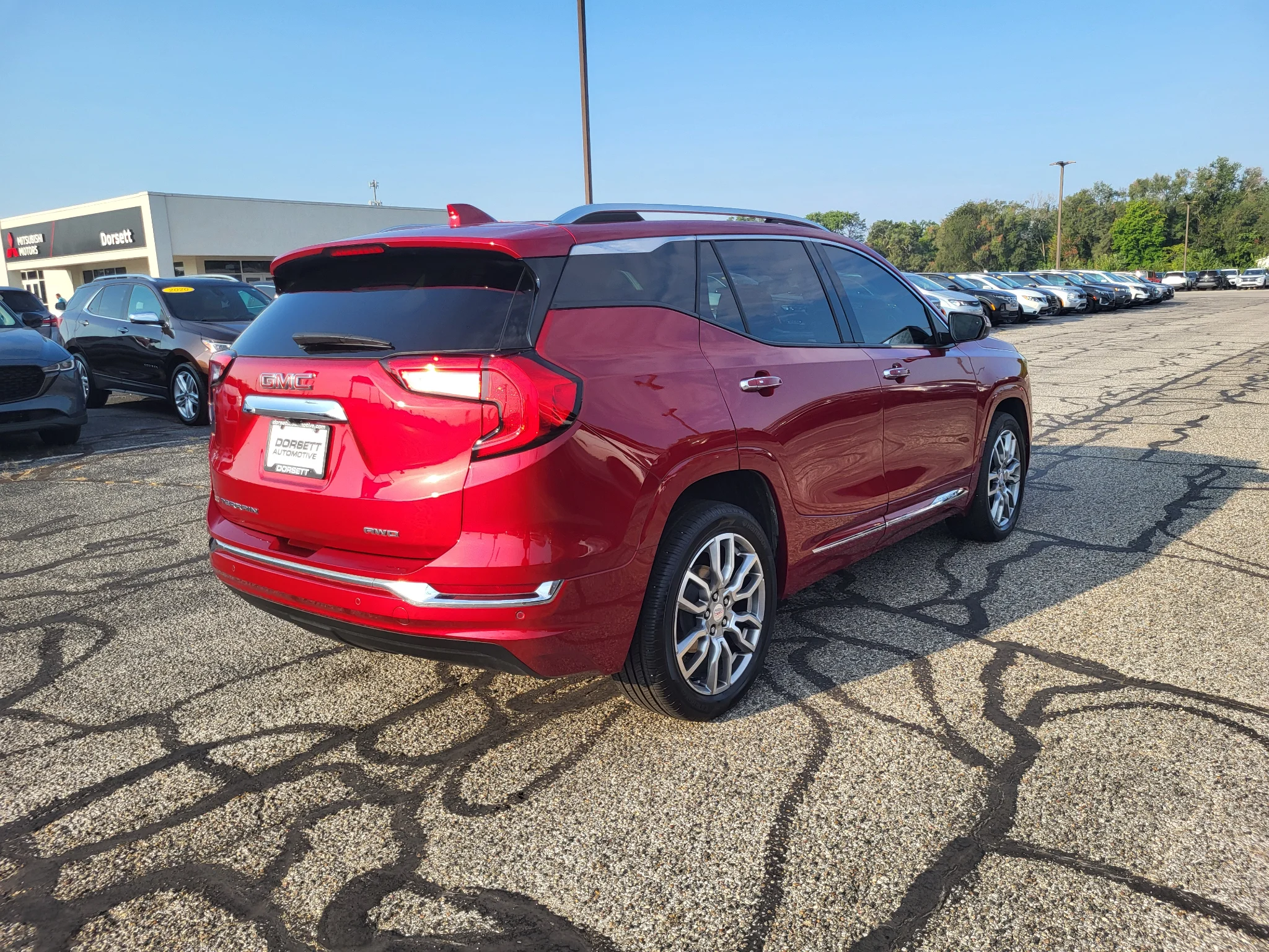 Used 2024 Volcanic Red Tintcoat GMC Denali image 6
