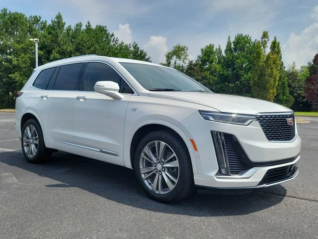 Used 2024 Crystal White Tricoat Cadillac Premium Luxury image 3