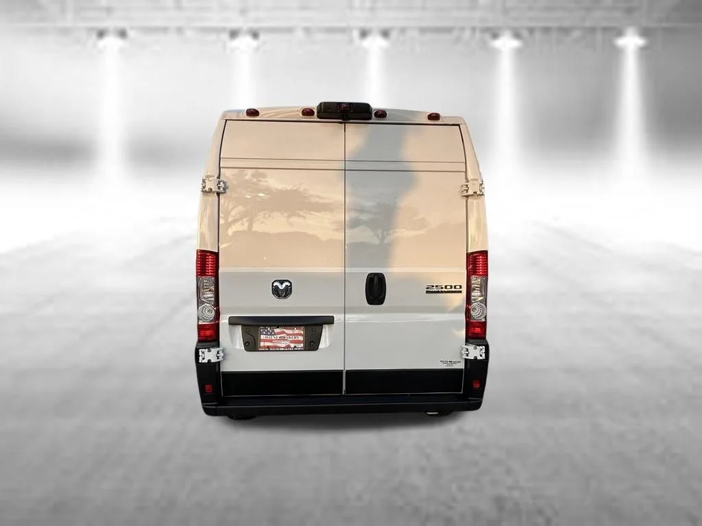 Used 2025 Bright White Clearcoat Ram High Roof image 5
