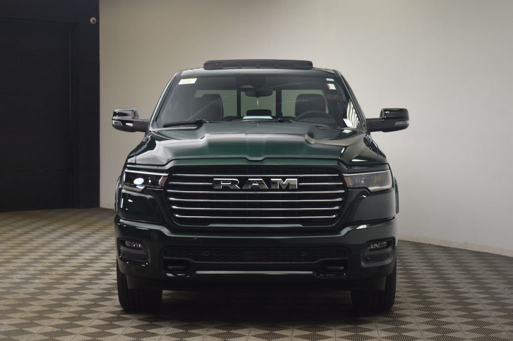 New 2026 Serrano-Green Metallic Exterior Paint RAM Laramie image 2