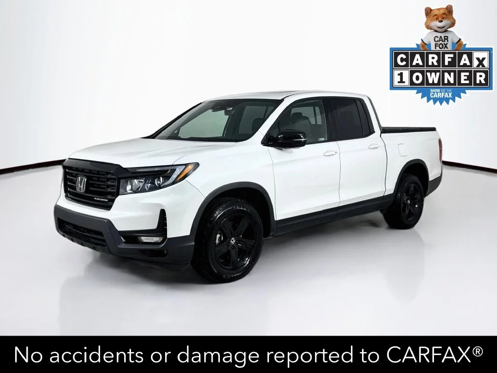 Certified Used 2021 White Honda Black Edition image 2