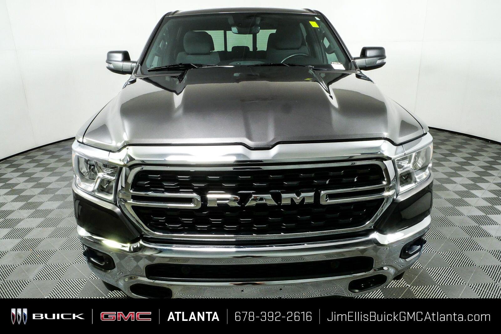 Used 2023 Granite Crystal Metallic Clearcoat Ram Big Horn image 26