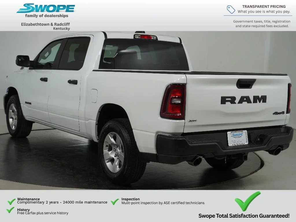 New 2026 Bright White Clear-Coat Exterior Paint RAM Tradesman image 5