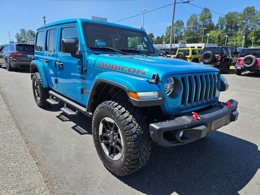 Used 2020 Bikini Pearl Coat Jeep Unlimited Rubicon image 7