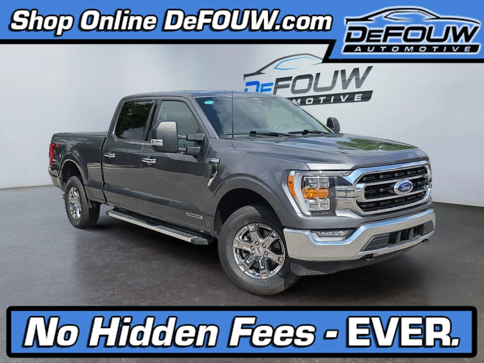 Used 2023 Carbonized Gray Ford XLT image 1