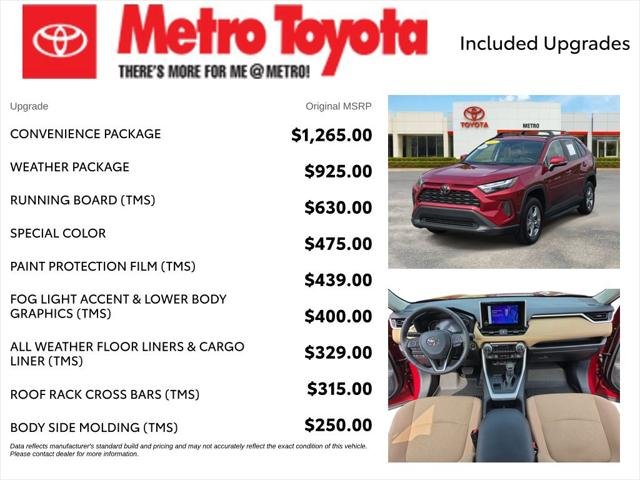 Certified Used 2025 RED MC. Toyota XLE image 4