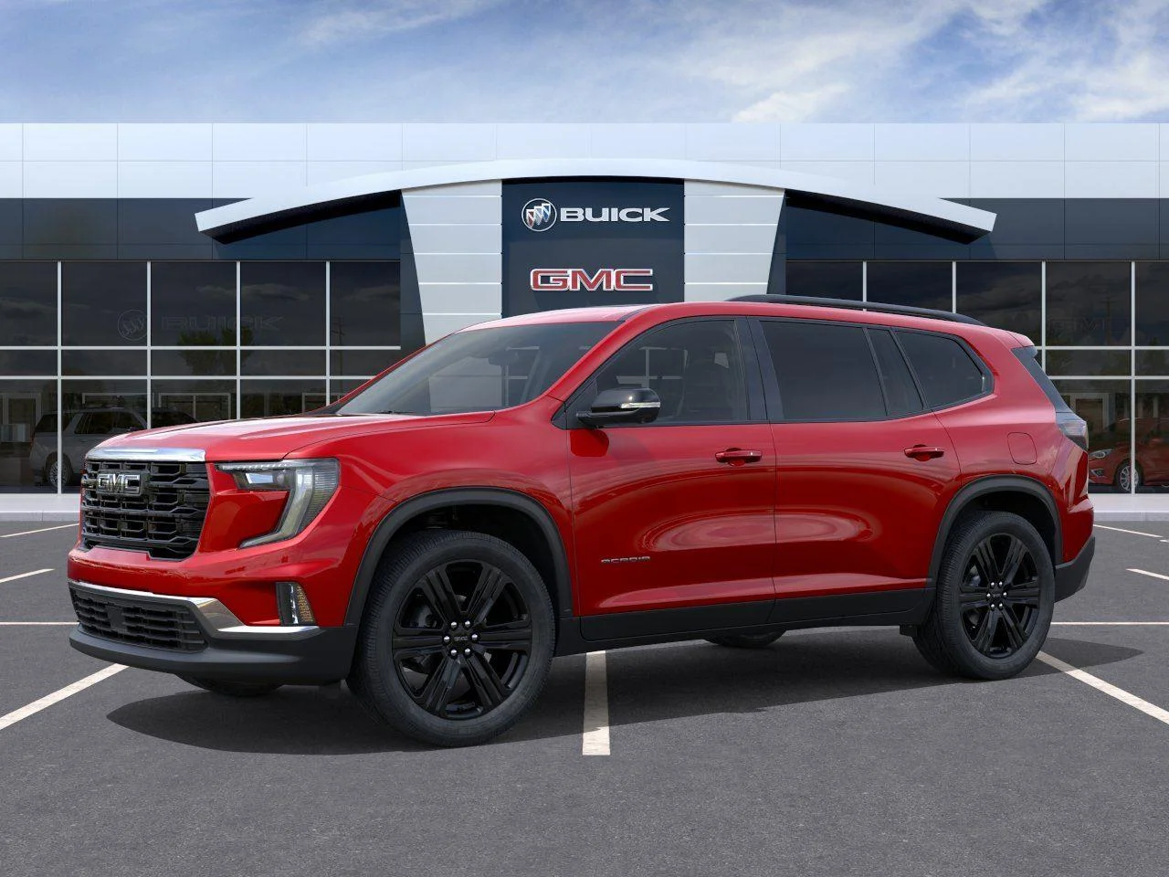New 2026 Volcanic Red Tintcoat GMC Elevation image 2
