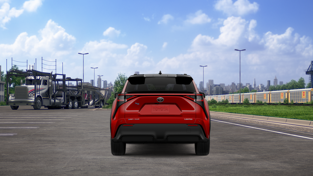 New 2026 Supersonic Red with Midnight Black Metallic roof Toyota Limited image 8