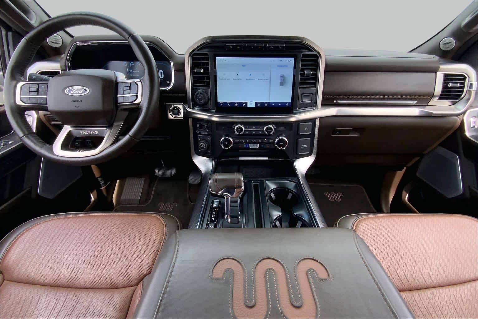 Used 2023 Star White Metallic Tri-Coat/Stone Gray Ford King Ranch image 15