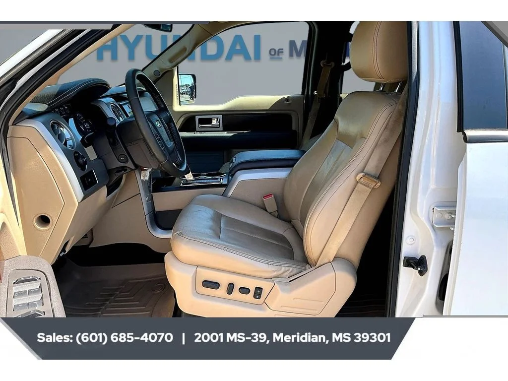 Used 2012 White Platinum Metallic Tri-Coat Ford Lariat image 18