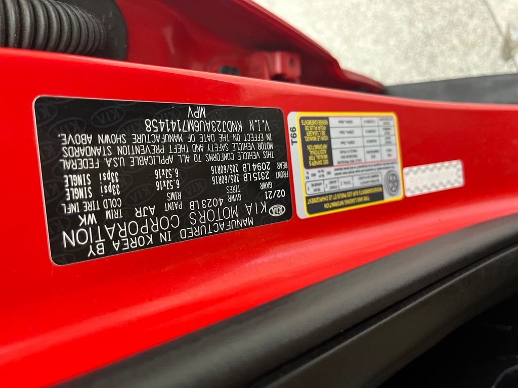 Used 2021 Red Kia LX image 22