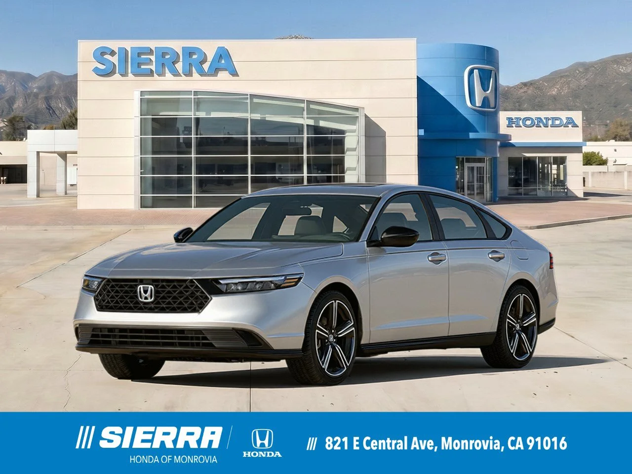 New 2026 Solar Silver Metallic Honda Sport Hybrid image 1