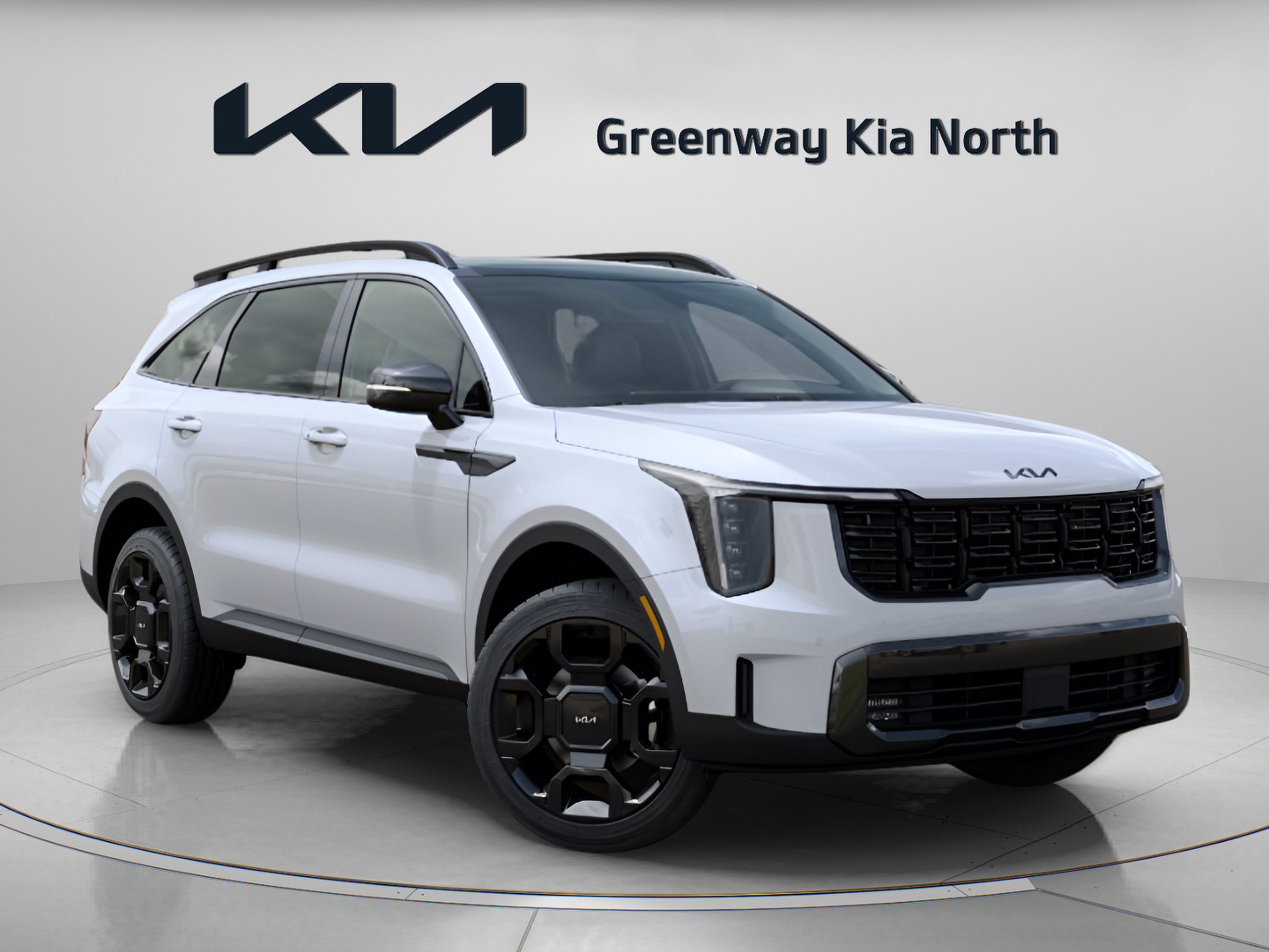 New 2026 Glacial White Pearl Kia X-Line EX AWD image 1