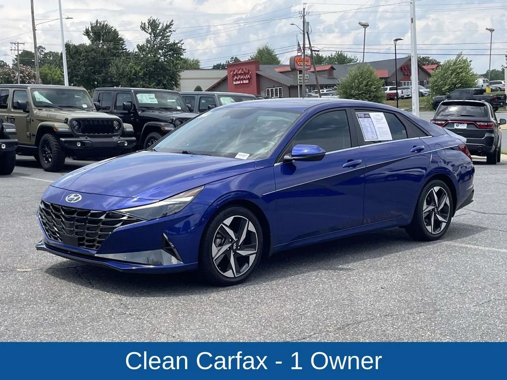 Used 2022 Blue Hyundai Limited image 4