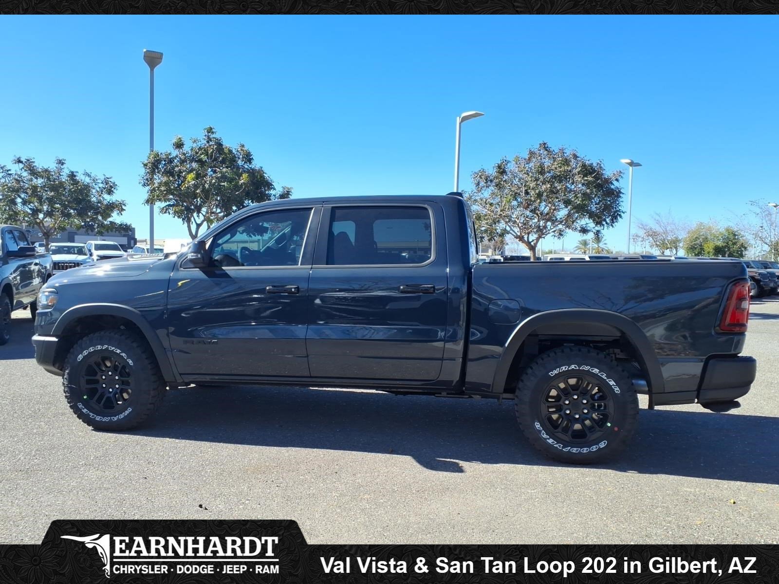New 2026 Forged Blue Metallic Exterior Paint RAM Rebel image 3