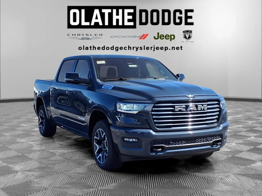New 2026 Forged Blue Metallic Exterior Paint RAM Laramie image 29