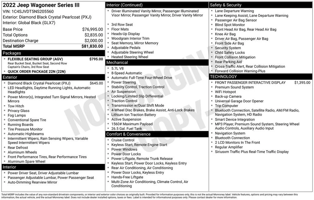 Used 2022 Black Jeep Series III image 45