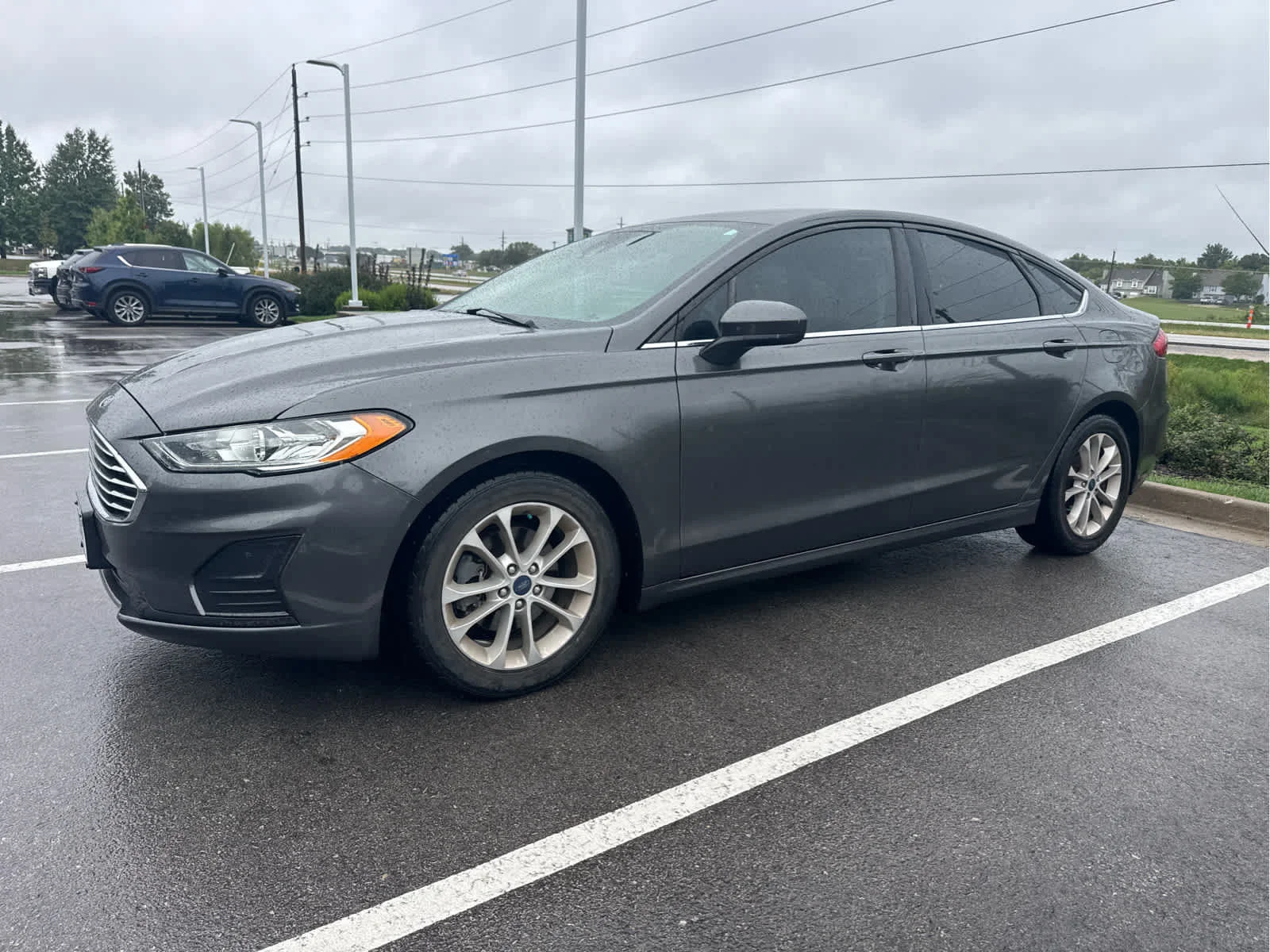 Used 2020 Ford Fusion SE with VIN 3FA6P0HD4LR188660 for sale in Kansas City