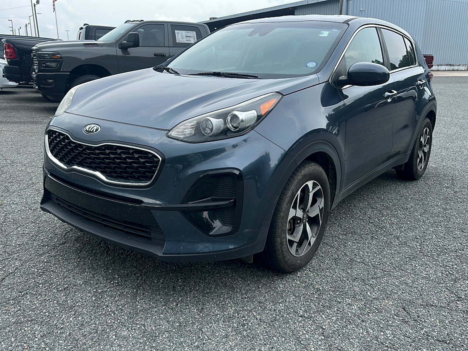Used 2020 Pacific Blue Kia LX image 1