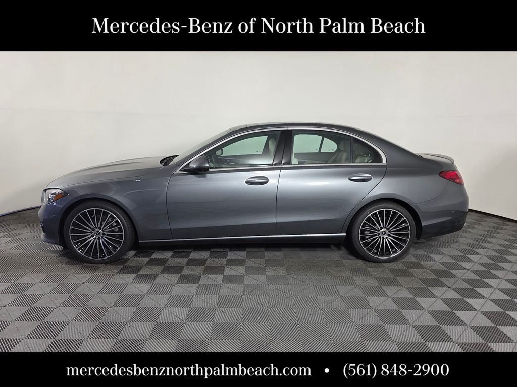 New 2026 Selenite Grey Metallic Mercedes-Benz C 300 image 3