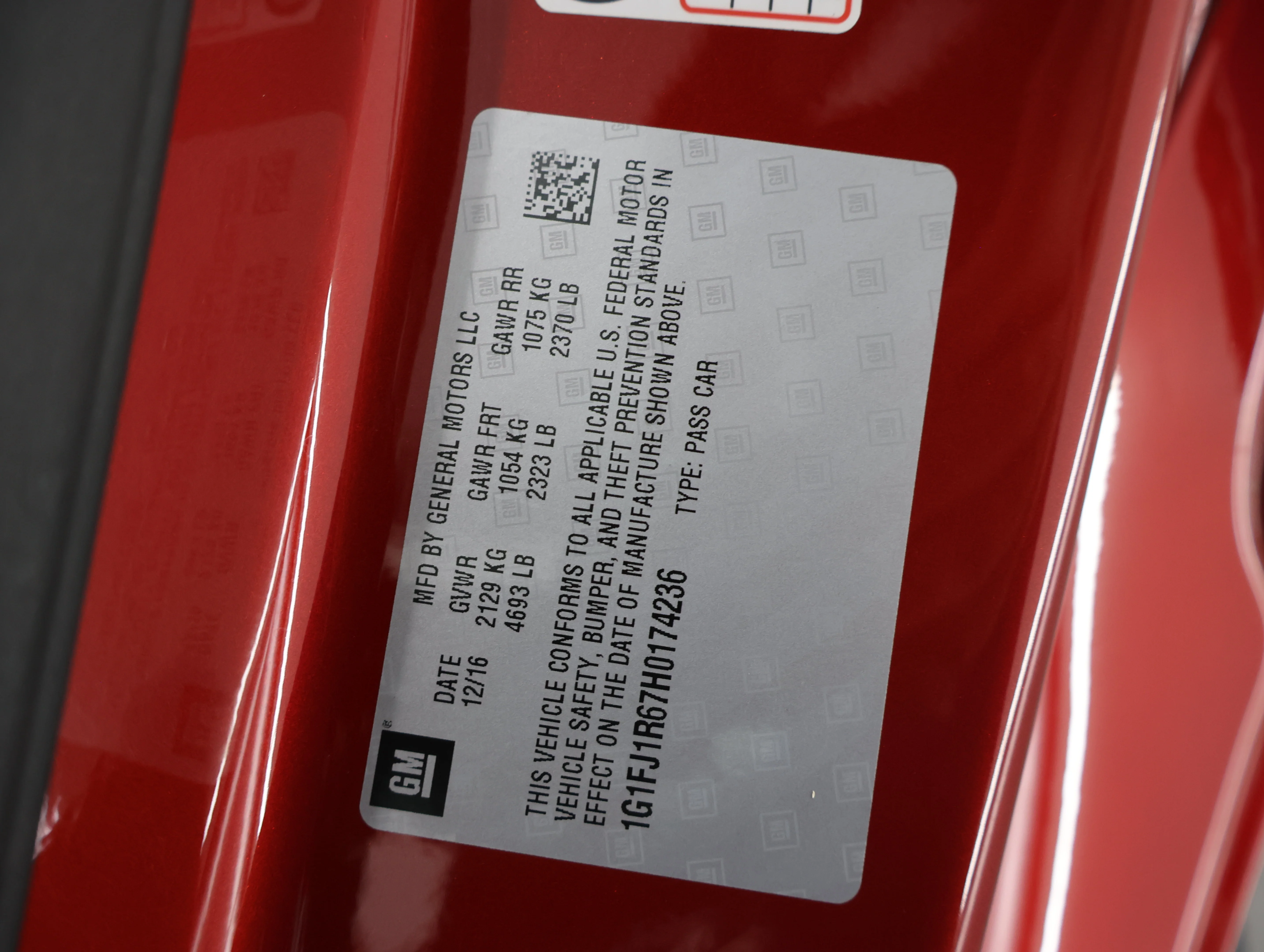 Used 2017 Garnet Red Tintcoat Chevrolet ZL1 image 53