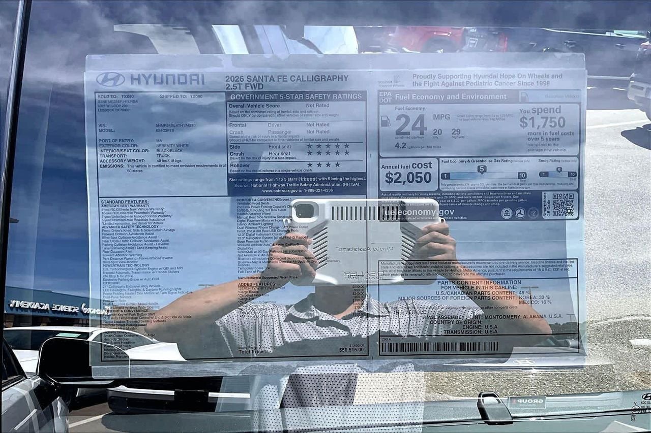 New 2026 Serenity White Hyundai Calligraphy image 21