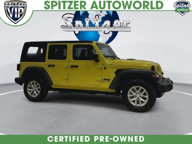 Used 2023 Yellow Jeep Sport S image 3