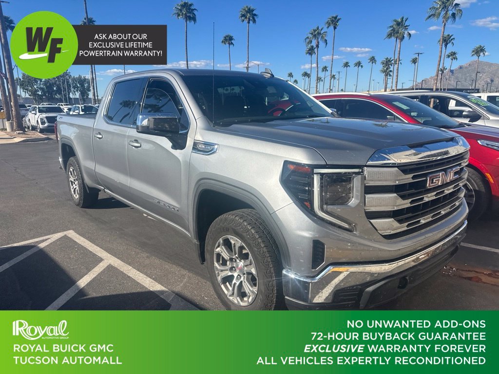 Used 2024 Silver GMC SLE image 1