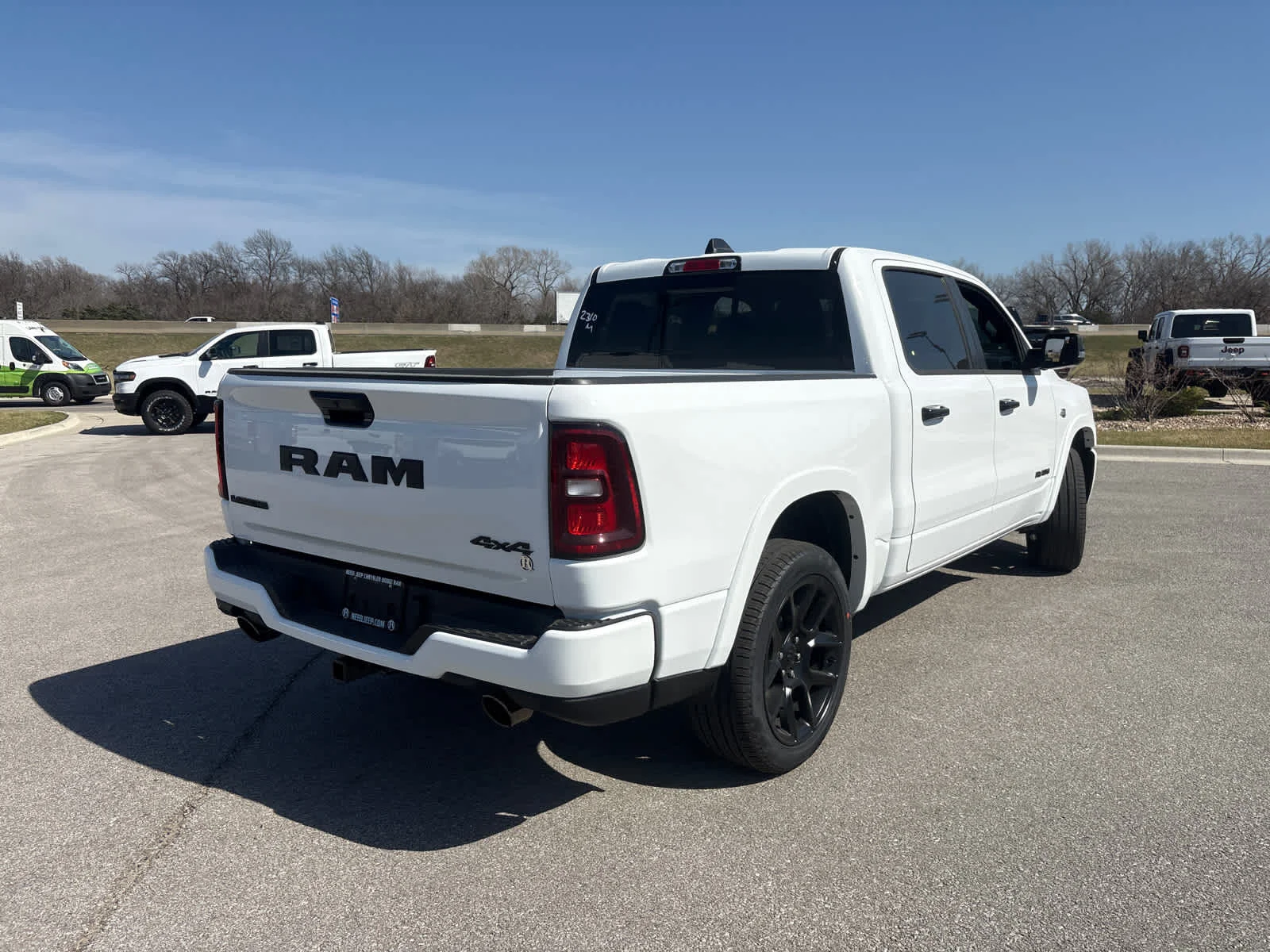 New 2026 Bright White Clearcoat Ram Laramie image 9