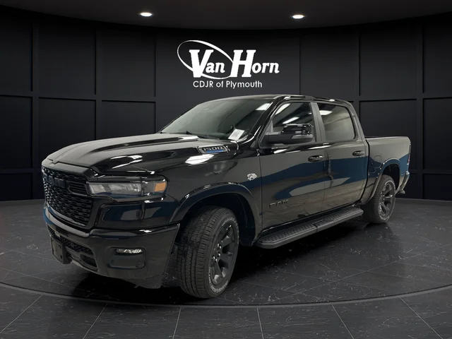 New 2026 Diamond Black Crystal Pearl-Coat Exterior Paint RAM Big Horn/Lone Star image 3