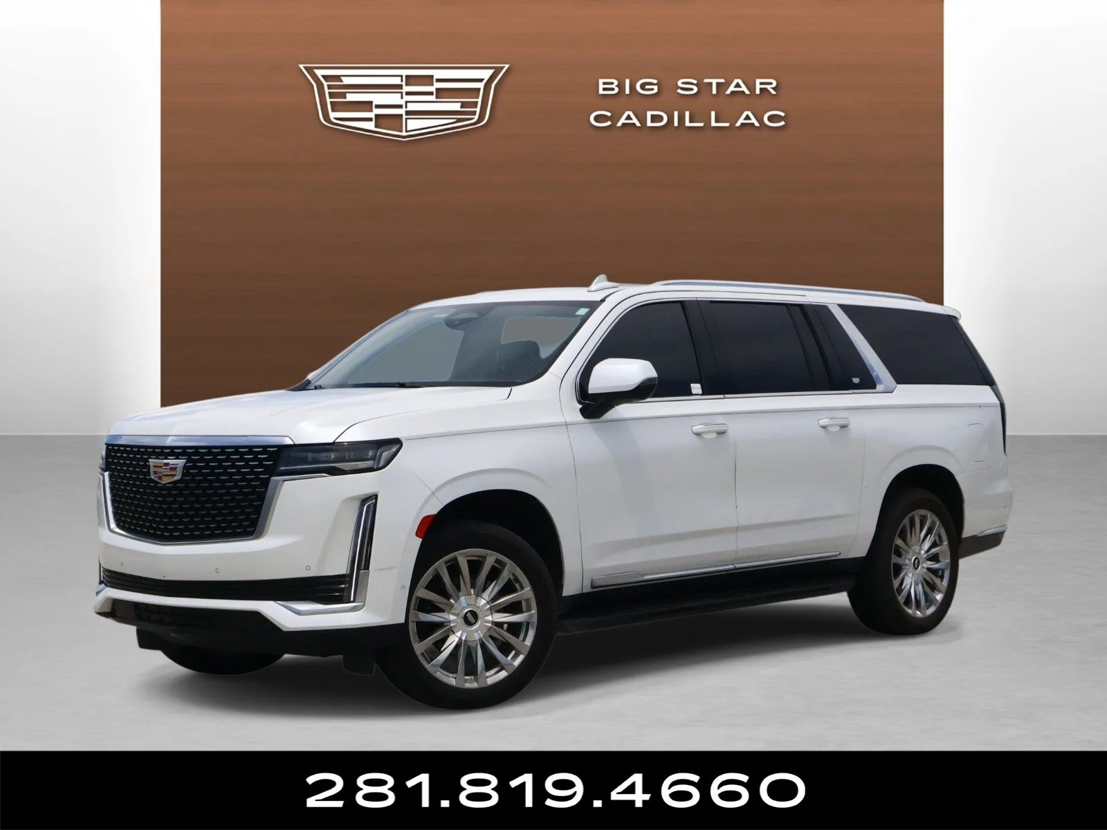 Used 2021 CRYSTAL WHITE TRICOAT Cadillac Premium Luxury image 1