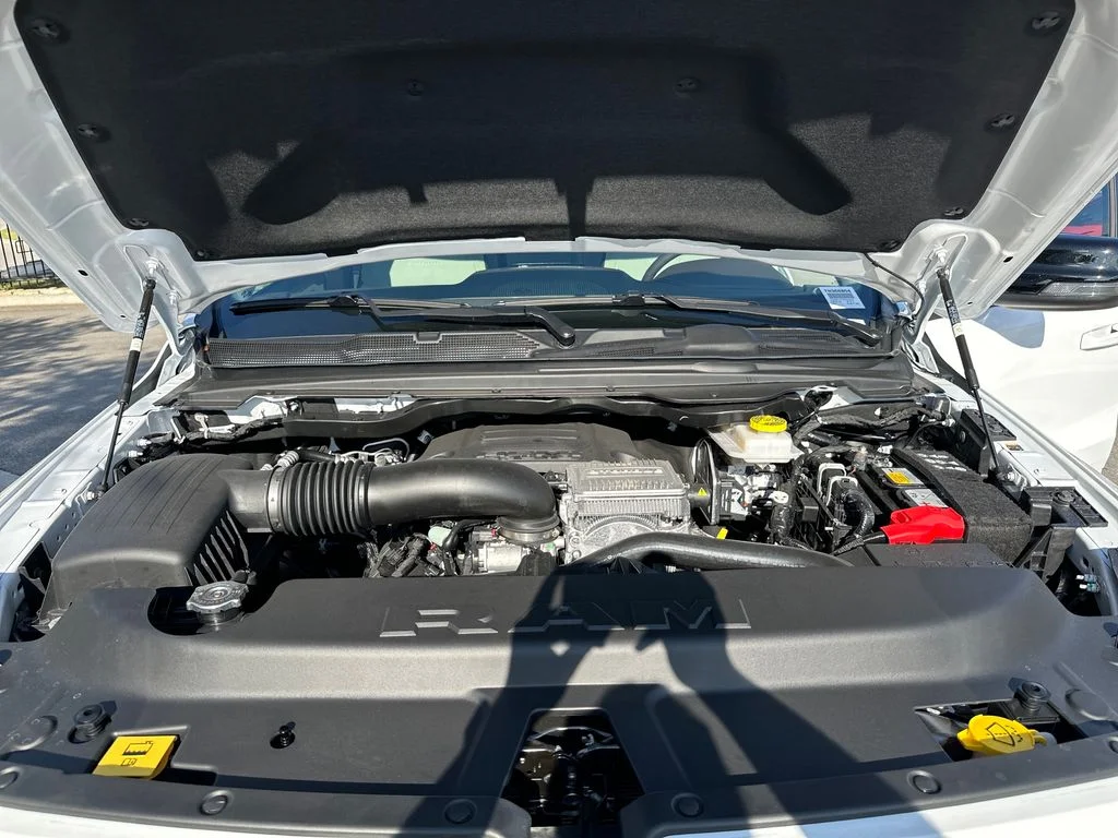 New 2026 Bright White Clear-Coat Exterior Paint RAM Laramie image 17