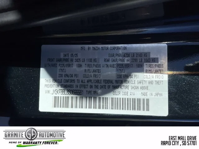 Used 2025 Black Mazda 2.5 S Select Package image 19