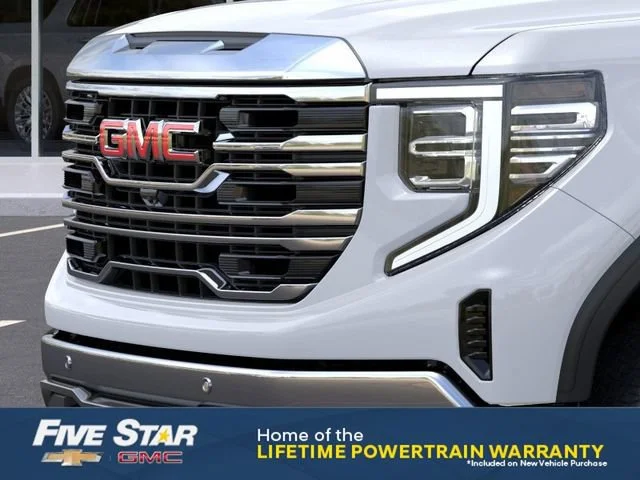 New 2026 Glacier White Tricoat GMC SLT image 13