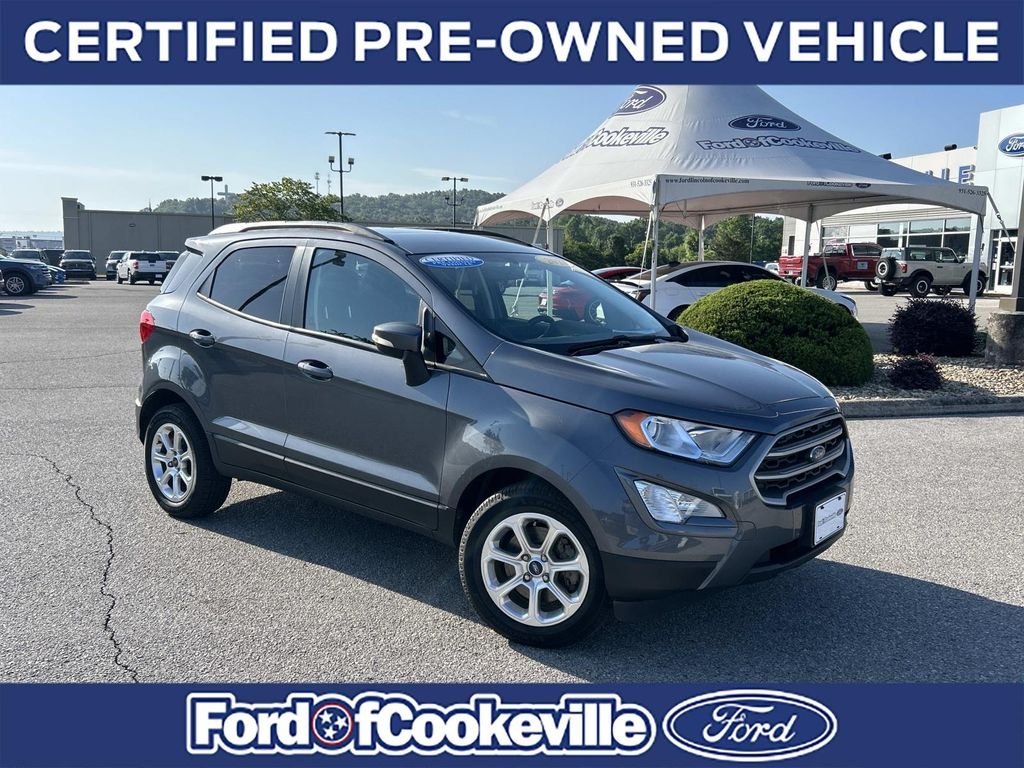 Certified Used 2021 Smoke Metallic Ford SE image 1