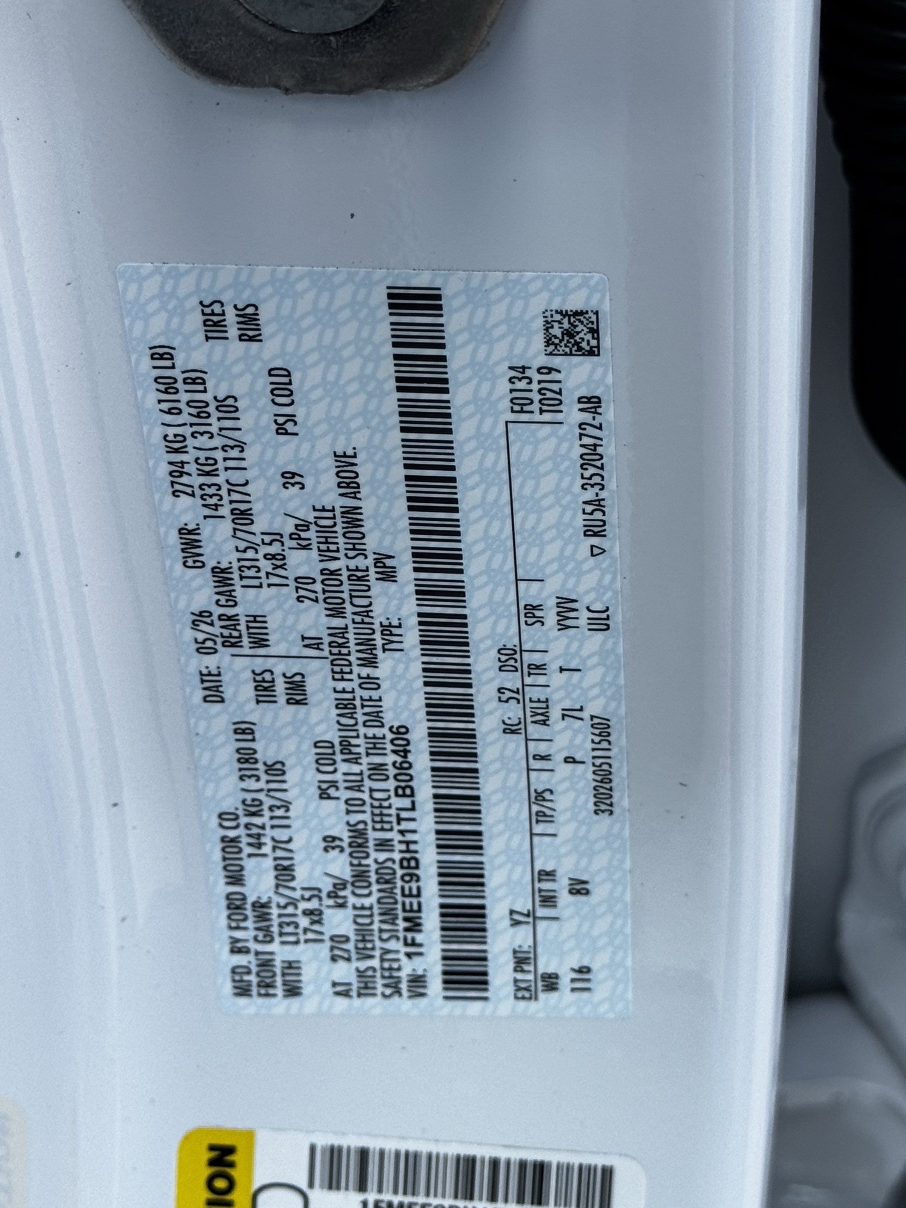 New 2026 Oxford White Ford Badlands image 21