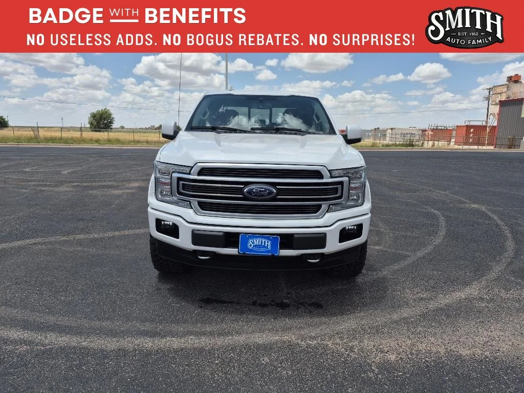 Certified Used 2019 White Platinum Tri-Coat Metallic Ford Limited image 9