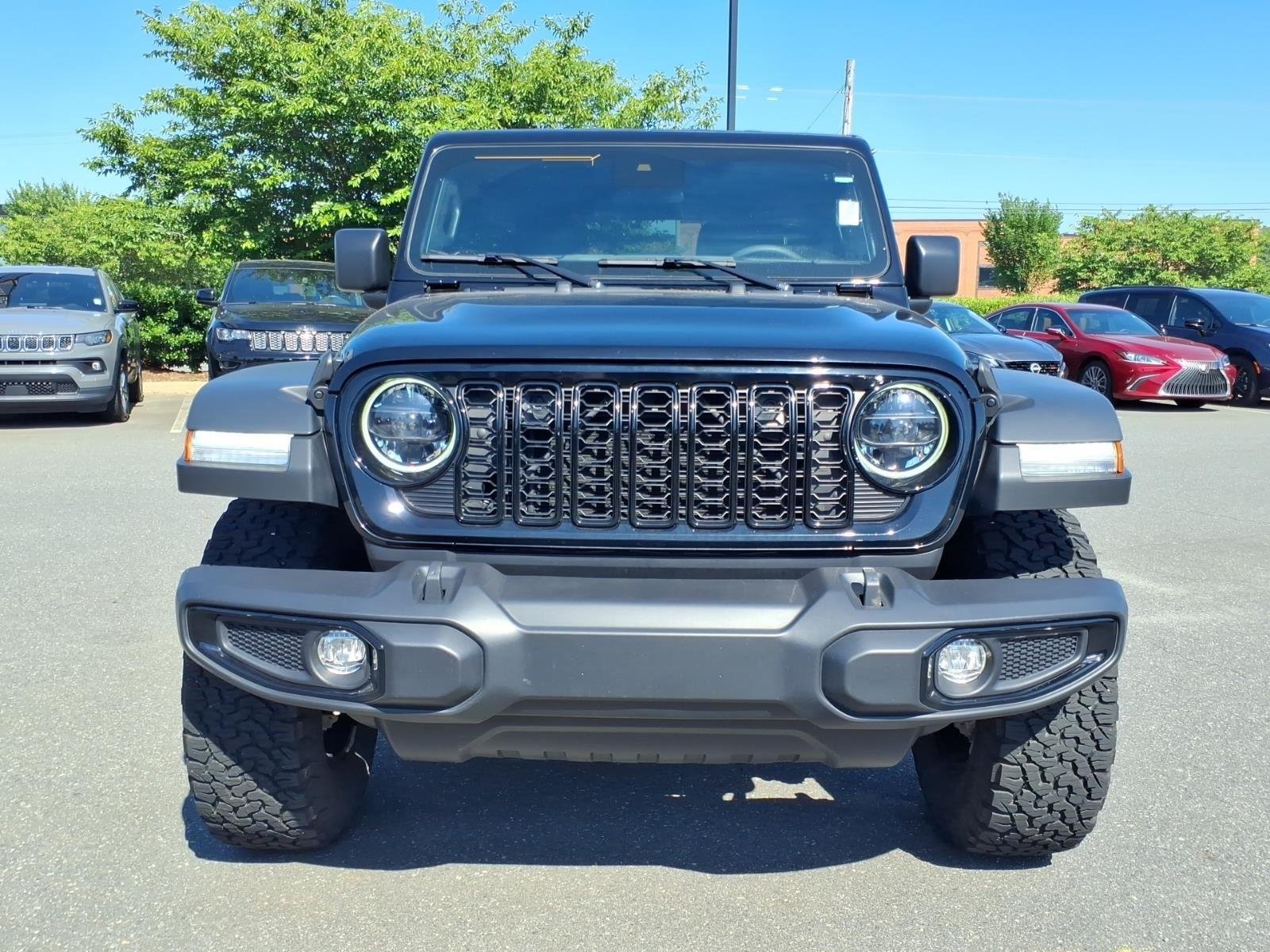 Used 2024 Black Clearcoat Jeep Willys image 14
