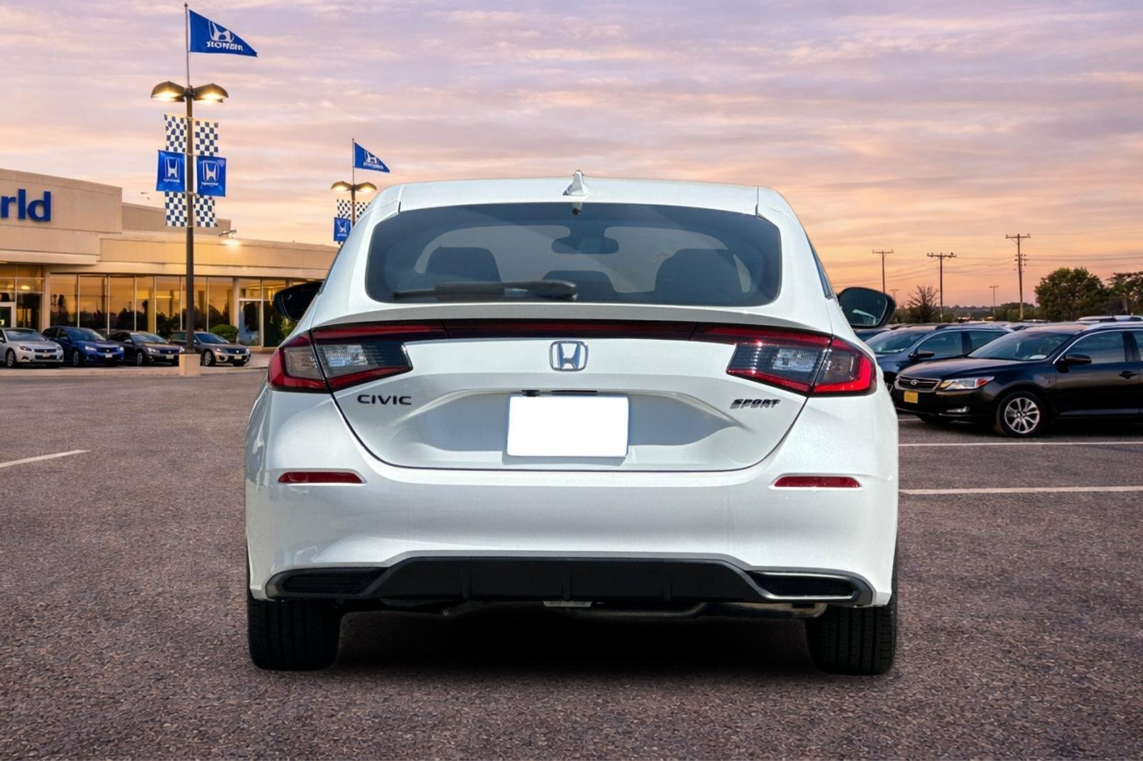 New 2026 Platinum White Pearl Honda Sport image 5