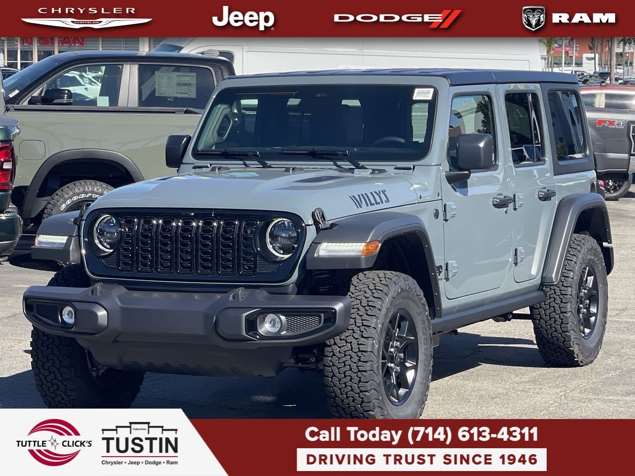 New 2026 Anvil Clearcoat Jeep Willys image 3