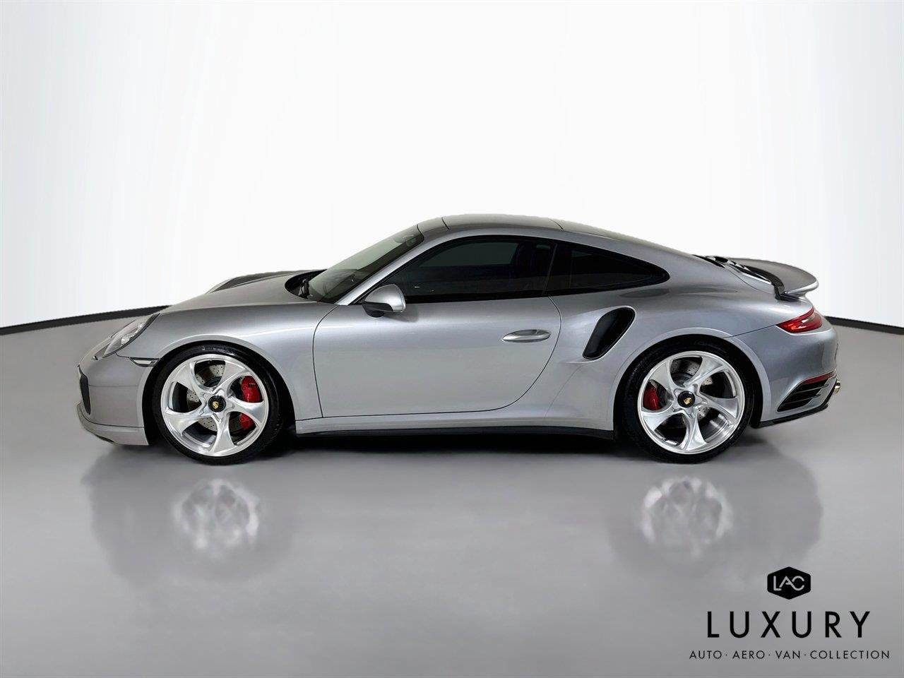 Used 2017 Rhodium Silver Metallic Porsche Turbo | Upgraded Exhaust | Upgraded Wheels | Sunroof image 9