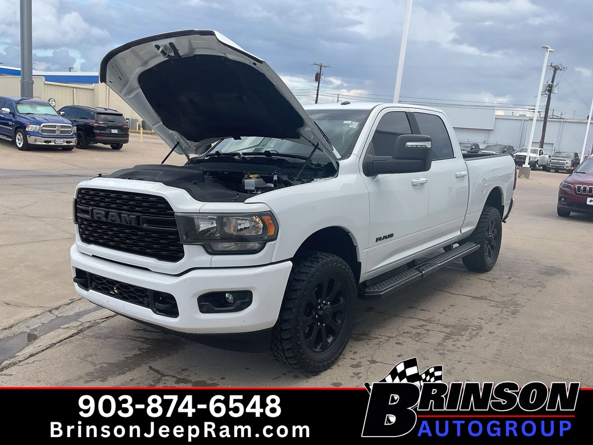 Used 2024 Bright White Clearcoat Ram Big Horn image 12