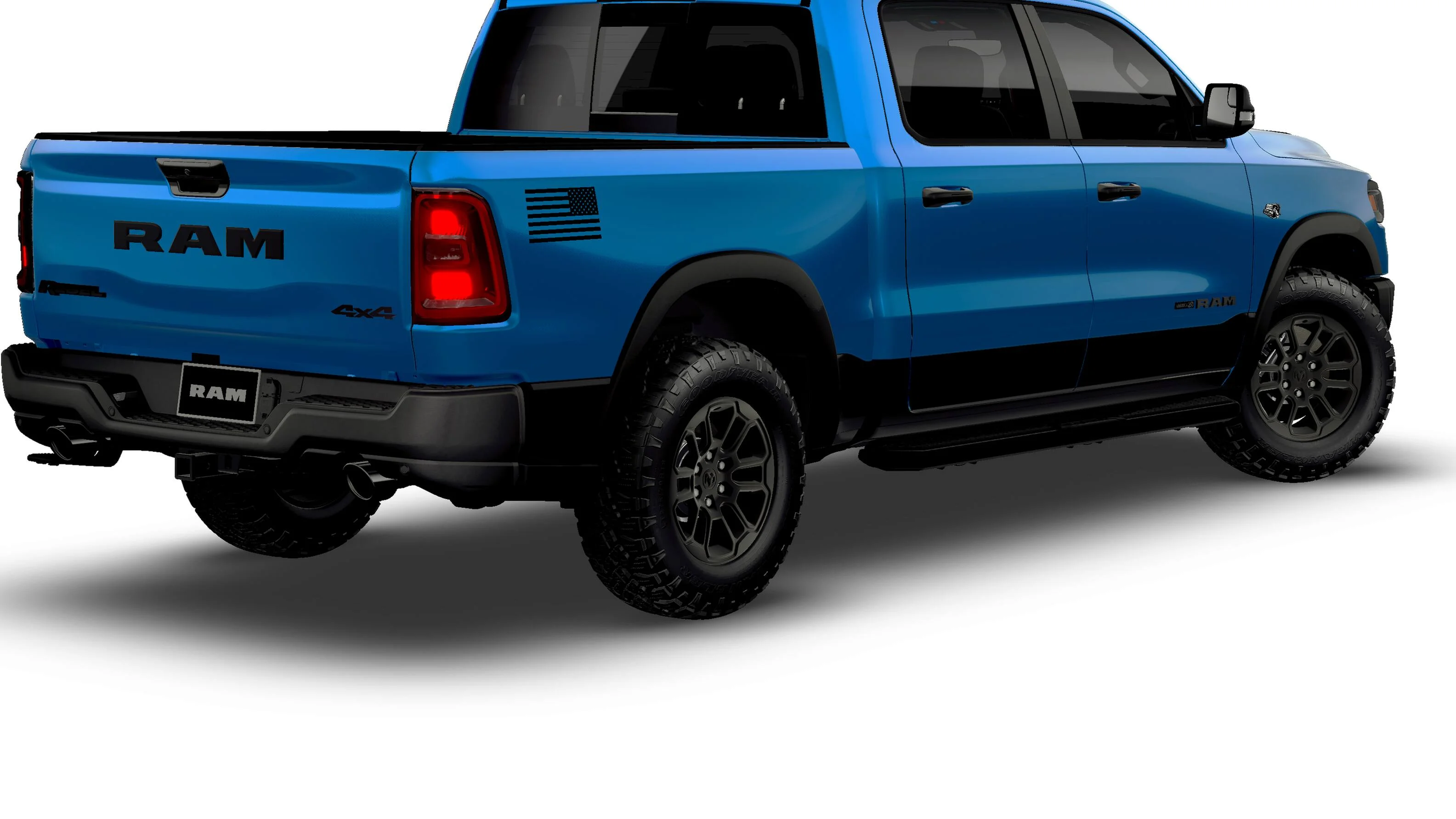 New 2026 Hydro Blue Pearl-Coat Exterior Paint RAM Rebel image 14
