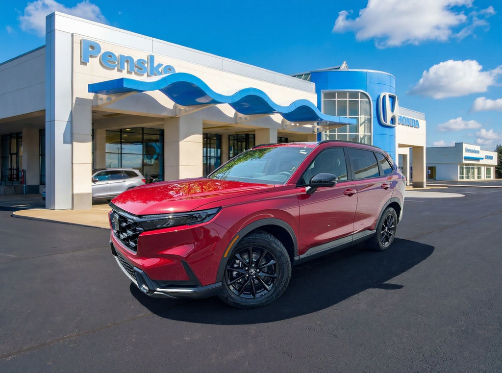 New 2026 Radiant Red Metallic Honda Sport image 1