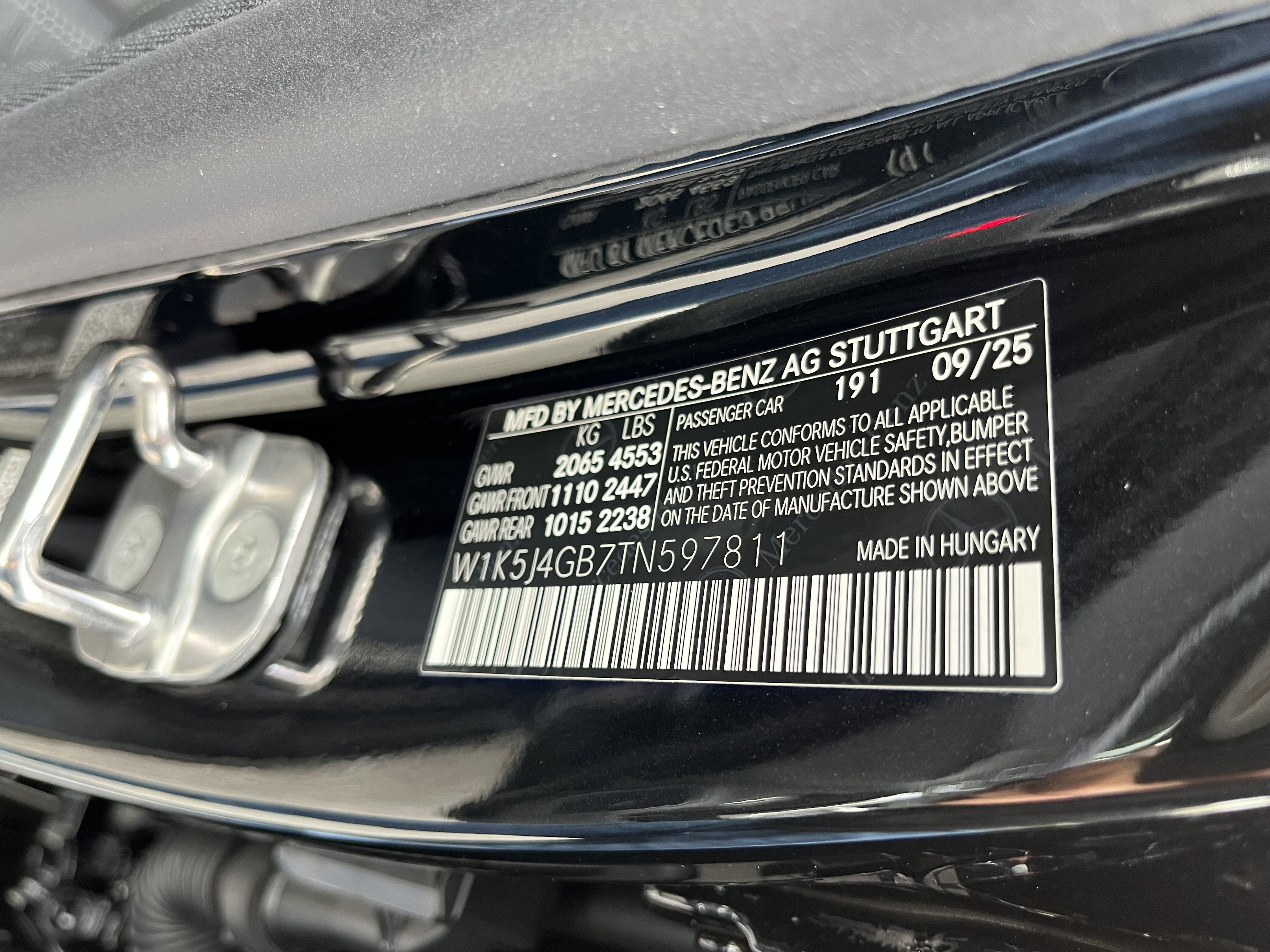 New 2026 Cosmos Black Metallic Mercedes-Benz CLA 250 image 30