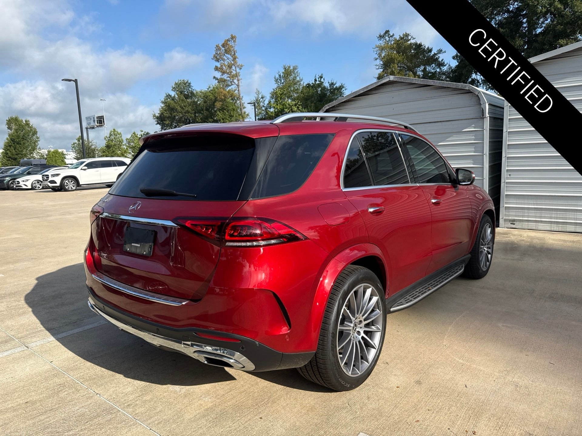 Certified Used 2023 MANUFAKTUR Cardinal Red Metallic Mercedes-Benz GLE 350 image 4